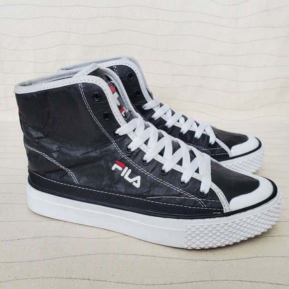 Fila Womens Monroe Mid SP Shoes Black White Casual Sneakers 5CM01101-014 Sz 7.5 - Picture 1 of 11